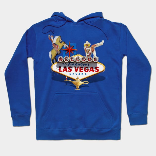 Las Vegas Welcome Sign Hoodie by Gravityx9